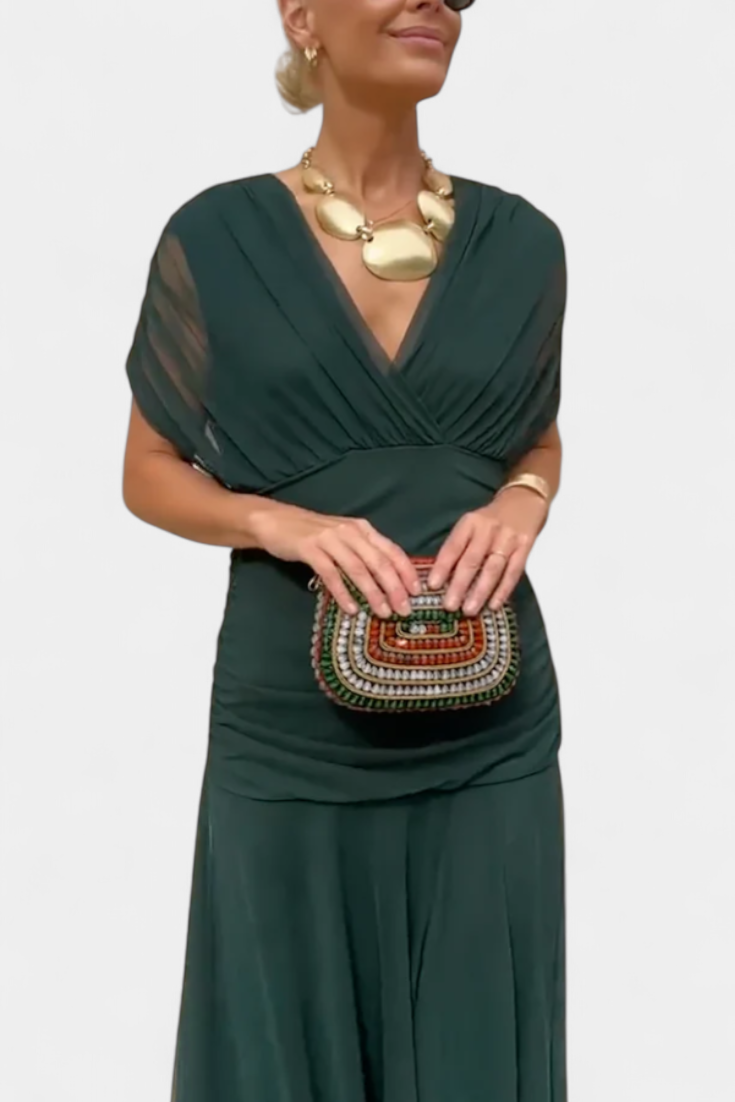 Lisa | Robe longue à imprimé floral