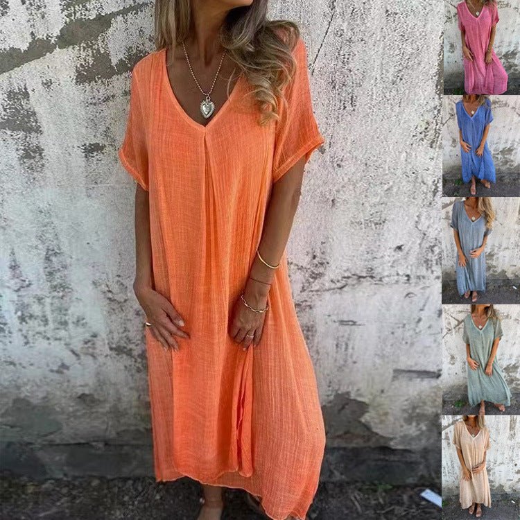 Sandrine | Robe à col en V