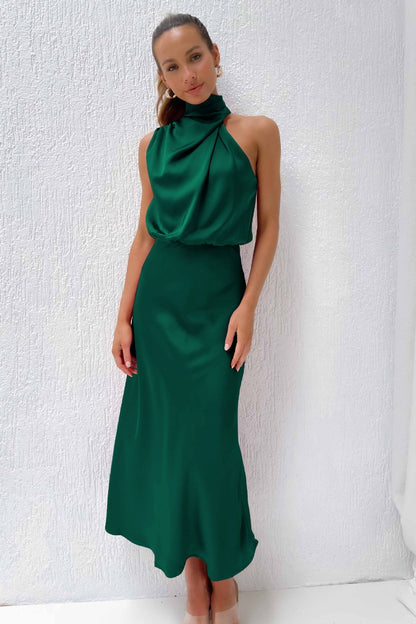 Valeria™ | Robe Longue avec Col Halter