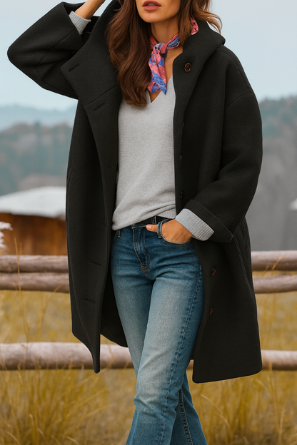 Freja – manteau du quotidien, mi-long et douillet