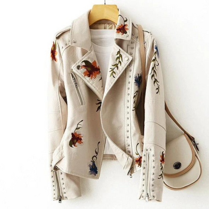 Livia™ | Veste avec broderie florale rétro