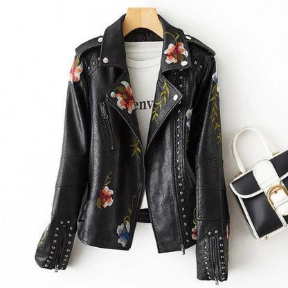 Livia™ | Veste avec broderie florale rétro