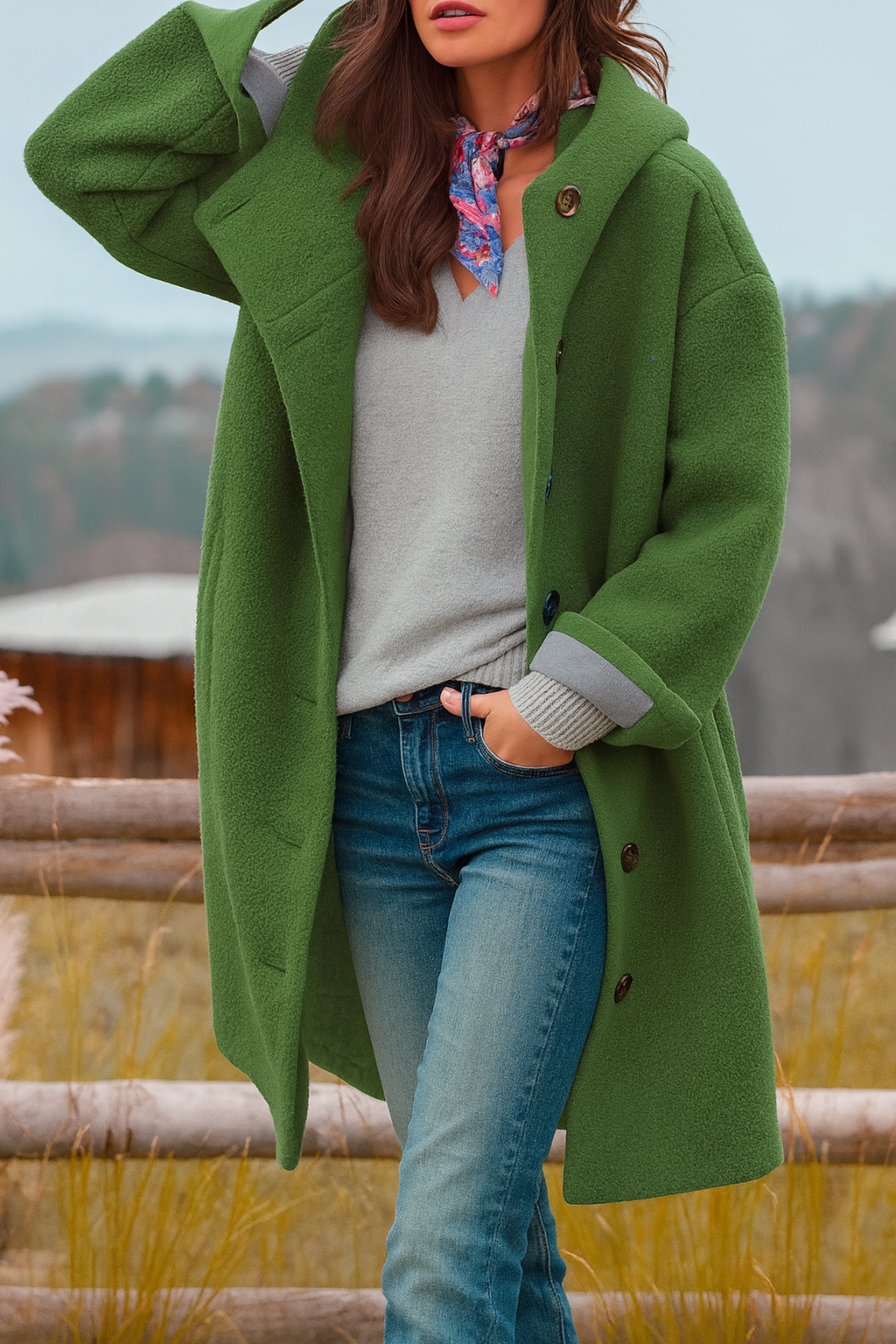 Freja – manteau du quotidien, mi-long et douillet