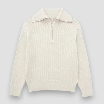 Marceau™ | Pull Zippé Rayé