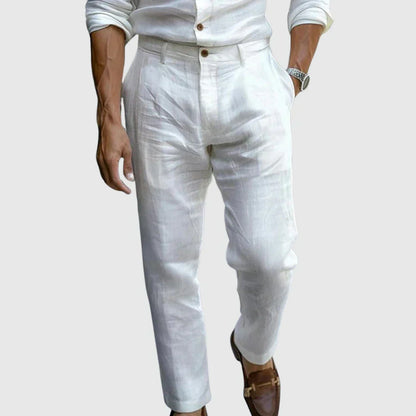 Michel™ | Pantalon Lin Classique