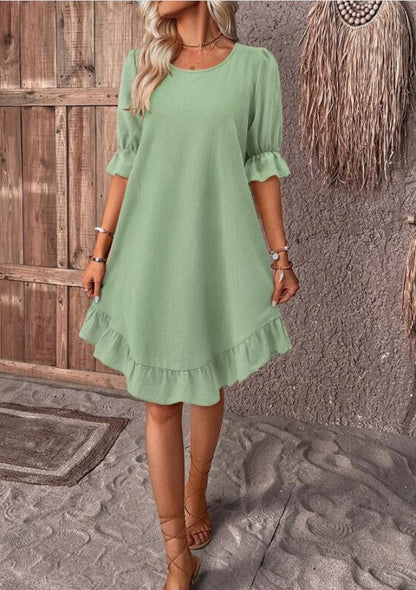 Elise | Robe Midi Intemporelle (Presque épuisé)