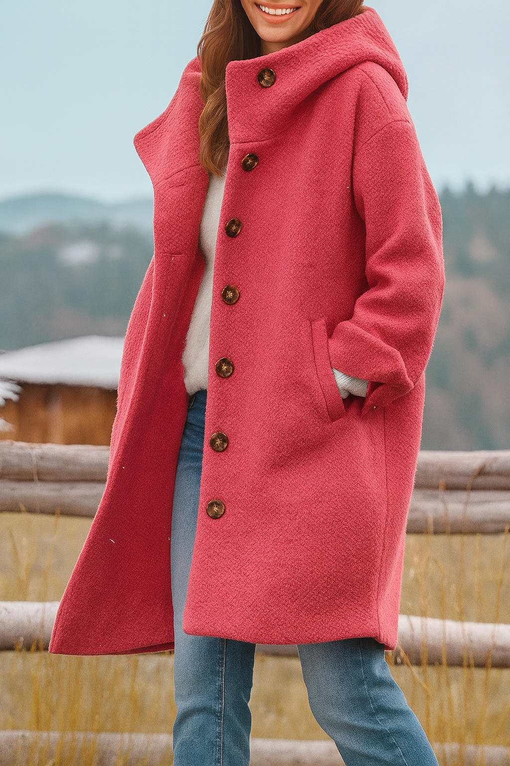 Freja – manteau du quotidien, mi-long et douillet