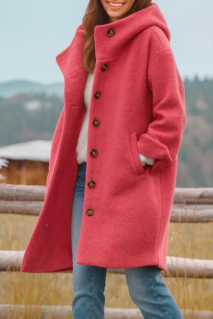 Freja – manteau du quotidien, mi-long et douillet