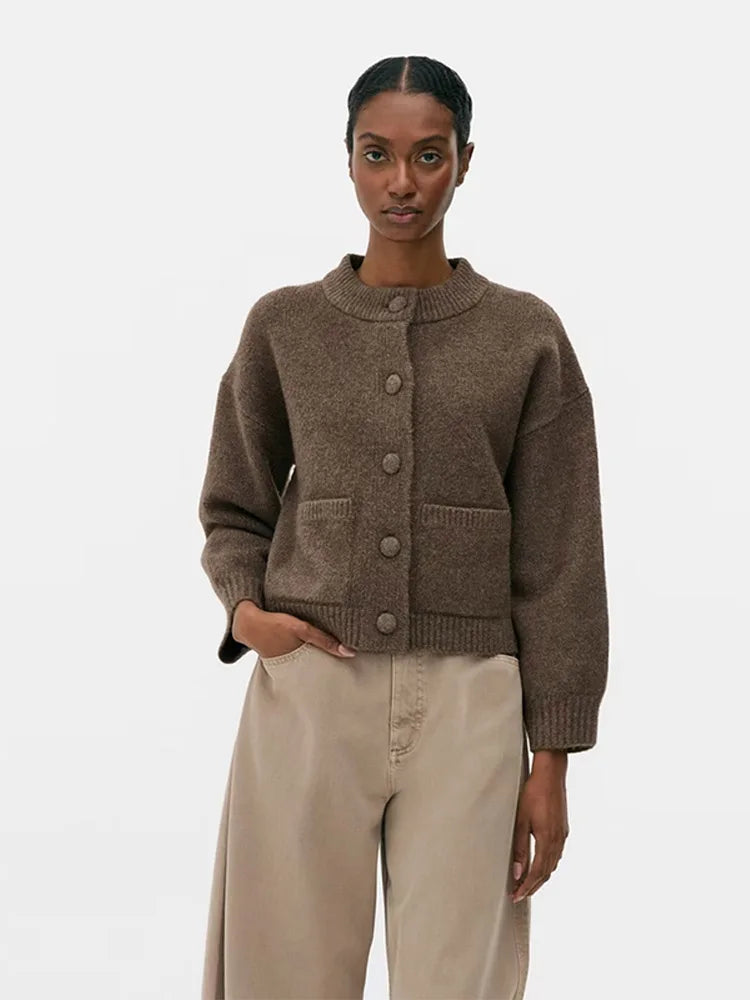 Sofia™ | Cardigan Boutonné en Laine
