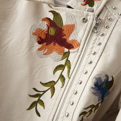 Livia™ | Veste avec broderie florale rétro