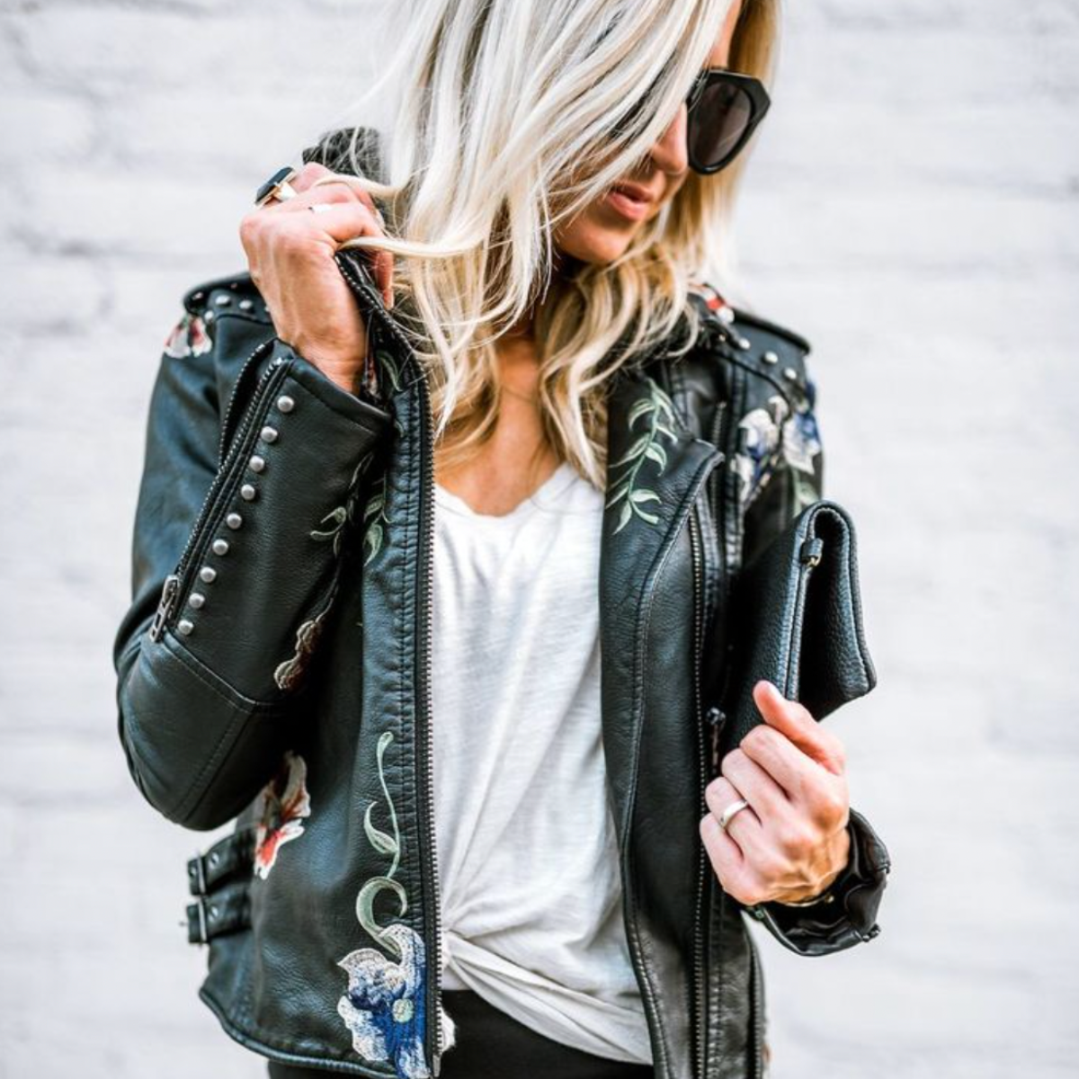 Livia™ | Veste avec broderie florale rétro