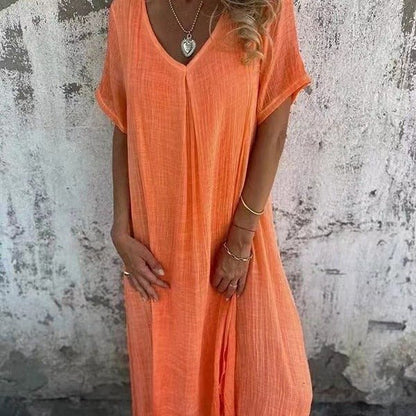 Sandrine | Robe à col en V
