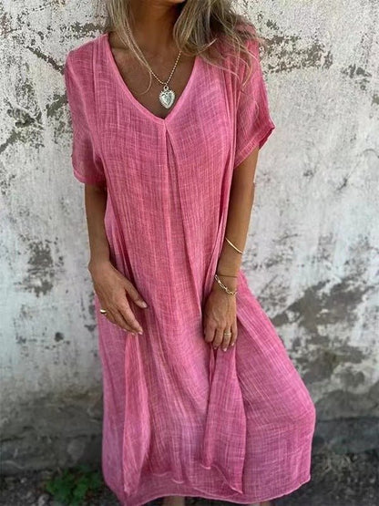 Sandrine | Robe à col en V