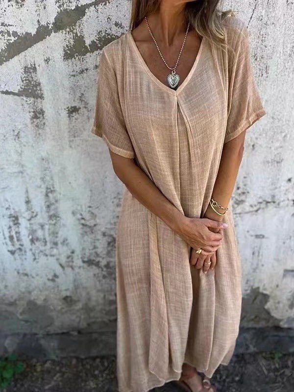 Sandrine | Robe à col en V