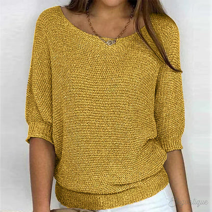 Fleur - Top tricoté décontracté